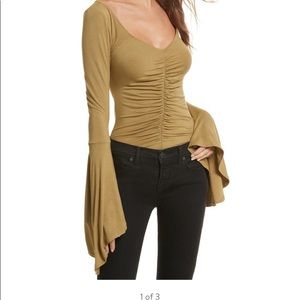 Free People: ALL U NEED is this simple yet sexy top w long skirt bells cords🎄